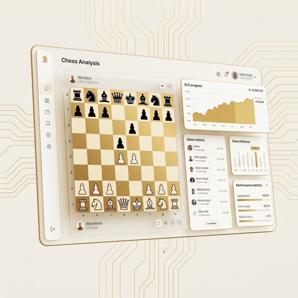 Dashboard de Chessgora — análisis de ajedrez con IA